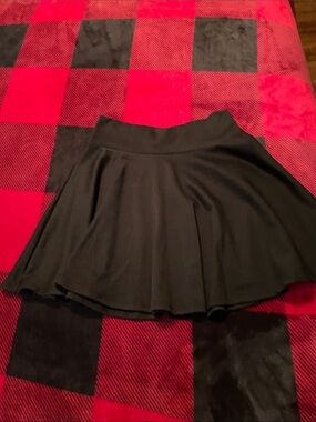 PacSun Black Flared Mini Skirt